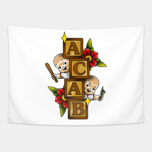 ACAB | Old school kewpie Tapestry
