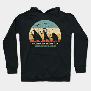 Haunted Mansion Vintage Retro Sunset Hoodie