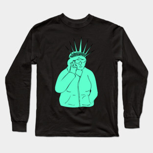 Statue of Lady Susan Liberty Long Sleeve T-Shirt