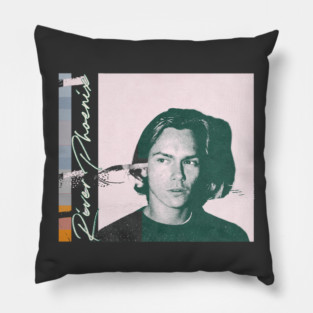 River Phoenix / 90s Aesthetic Fan Design Pillow