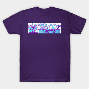 Meow Tai (purple and blue) T-Shirt