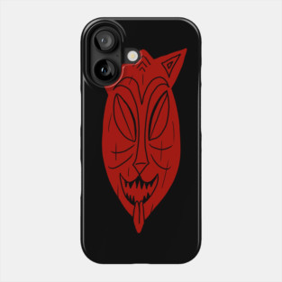 Tiki Cat mask Phone Case