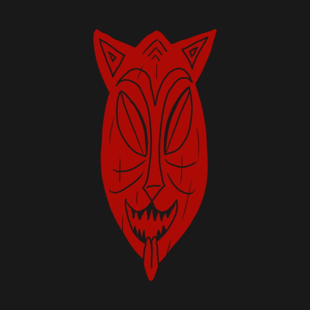 Tiki Cat mask by colonelcoconut