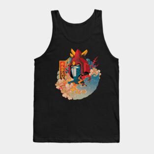 ukiyo-e electro magnetic t-shirt Tank Top