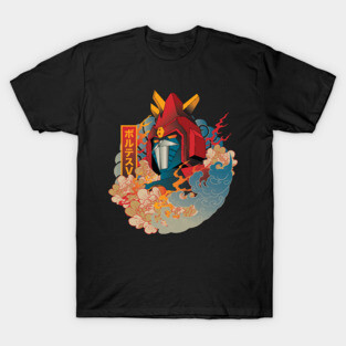 ukiyo-e electro magnetic t-shirt T-Shirt