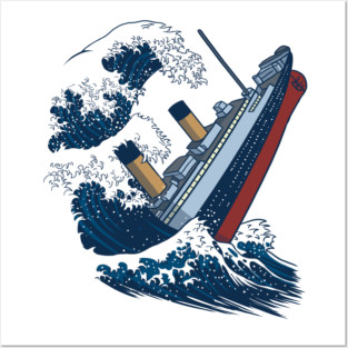 The Wave Titanic Posters and Art