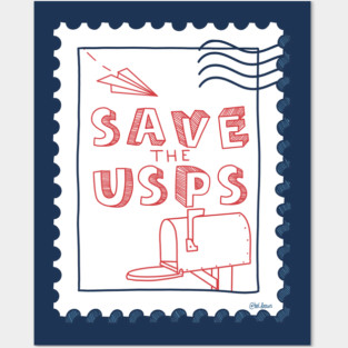 Save the USPS Posters and Art