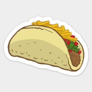 Taco Sticker