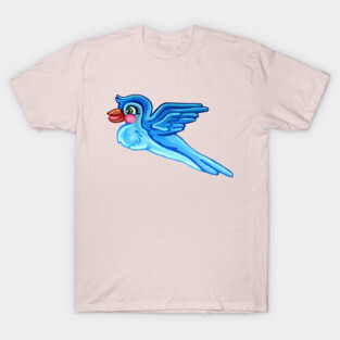 Flying Spring Bluebird T-Shirt