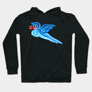 Flying Spring Bluebird Hoodie