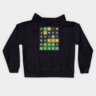 Wordle Reeves Kids Hoodie