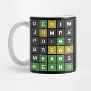 Wordle Reeves Mug