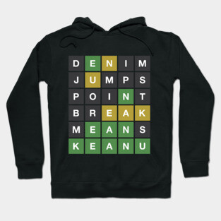 Wordle Reeves Hoodie