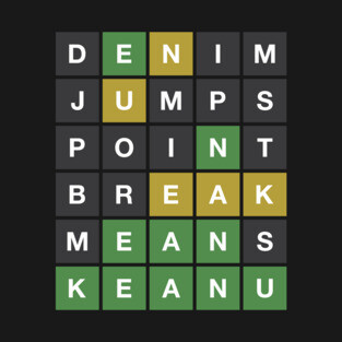 Wordle Reeves T-Shirt