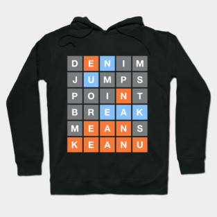 Wordle Reeves (Colorblind) Hoodie