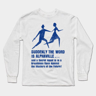 Alphaville 60s Movie Aesthetic Design Long Sleeve T-Shirt