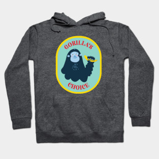 Gorilla's Choice Banana - Simpsons inspired design Hoodie