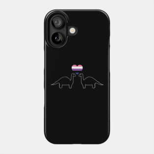 Genderfluid Dinos Phone Case