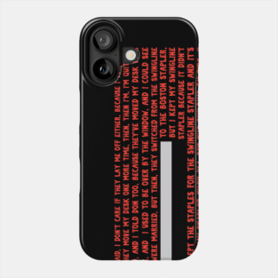 Red Swingline Stapler Phone Case