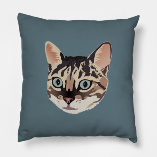 Cute Bengal Cat Pillow