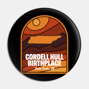 Cordell Hull Birthplace State Park Tennessee Pin
