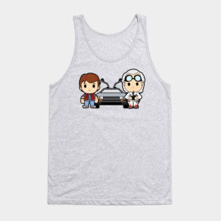 Back to the Future Chibi Tank Top