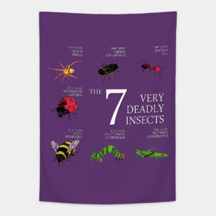 The Seven Deadly Insects Tapestry
