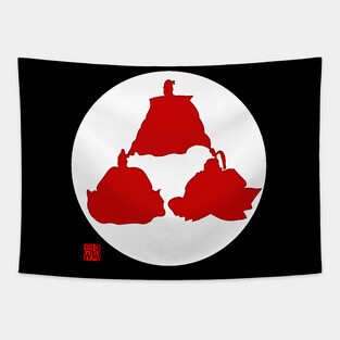 3 Shogun Bird Tapestry