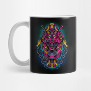 Head of Mecha Cyborg Mug