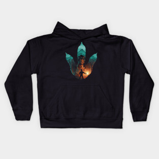 Jurassic Footprint Kids Hoodie