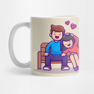 Cute Couple Human Mug
