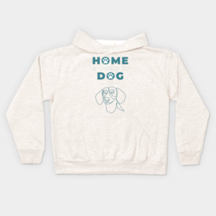 Home Is Where My Dachshund Is Kids Hoodie