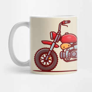 Motorbike Cartoon Mug