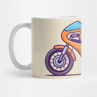 Retro Motorbike Mug