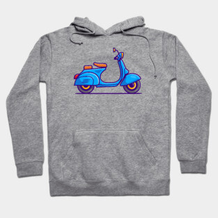 Scooter Cartoon Hoodie