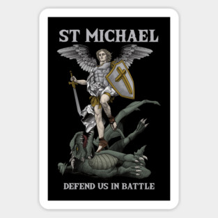 Saint Michael the Archangel defend us in battle Sticker