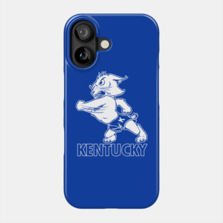 Vintage Kentucky Wildcat Swinging in Shorts Mascot Phone Case