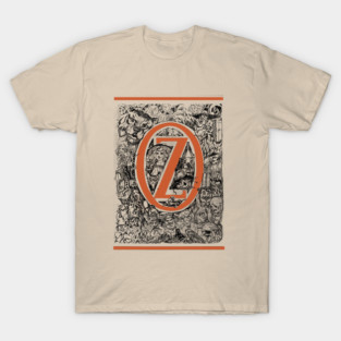 Vintage Wizard of Oz Drawing - With all the characters ! Wonderful T-Shirt