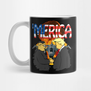 Merica President Trump Kim Jong-un Denuclearization Meeting Mug