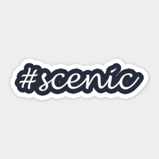 Scenic Word - Hashtag Design Sticker