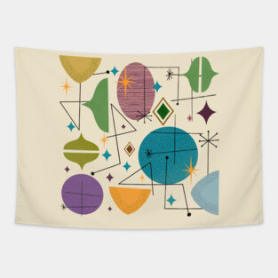 Mid century abstract Tapestry