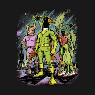 Space Duck Pulp T-Shirt