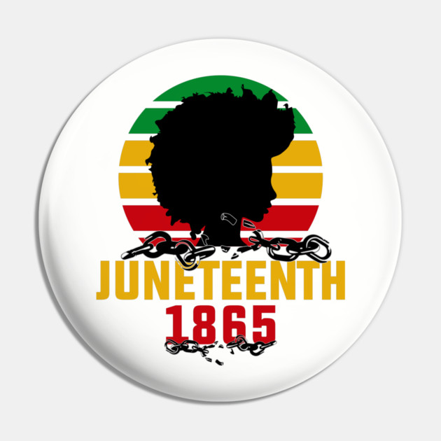Juneteenth 1862, Black History Pin by UrbanLifeApparel