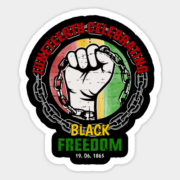 Juneteenth Celebrating Black Freedom, Black History Magnet by UrbanLifeApparel