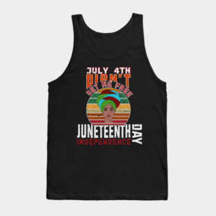 Juneteenth Independence Day, Black History Tank Top