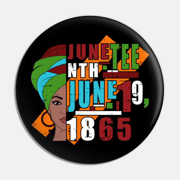 Juneteenth, June 19th, 1865, Black History Pin by UrbanLifeApparel