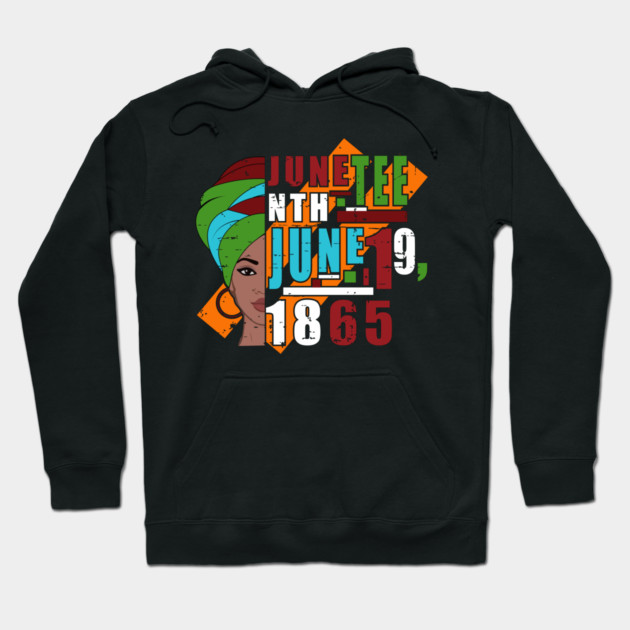 Juneteenth, June 19th, 1865, Black History Hoodie by UrbanLifeApparel