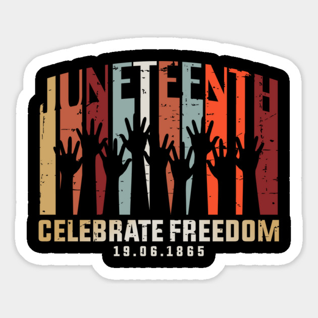 Juneteenth Celebrating Black Freedom, Black History Magnet by UrbanLifeApparel