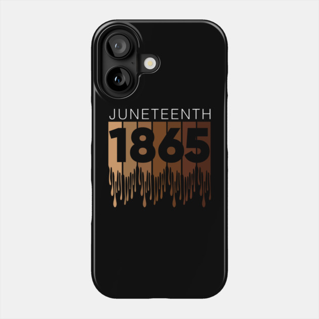 Juneteenth 1865, Black History Phone Case by UrbanLifeApparel