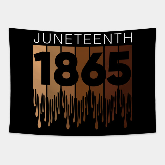 Juneteenth 1865, Black History Tapestry by UrbanLifeApparel